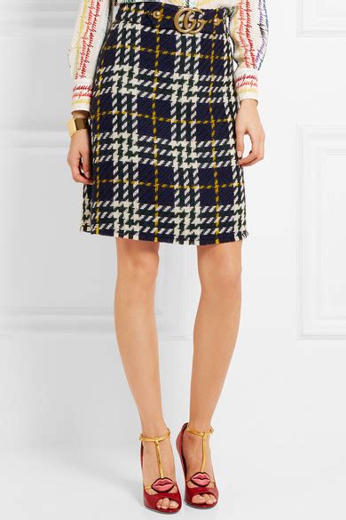 gucci plaid skirt|Gucci skirt ioffer.